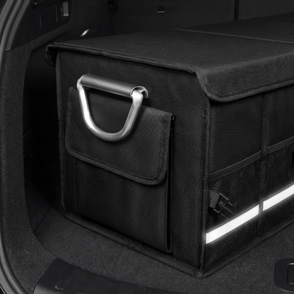 Heavy-Duty Foldable Trunk Organizer – handle detail close-up