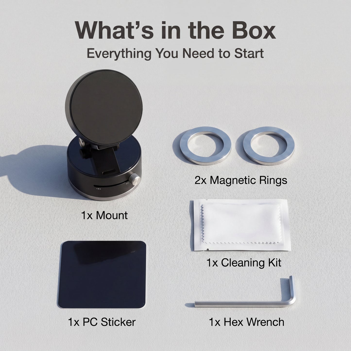 Premium Vacuum Magnetic Phone Stand - powerful suction cup strong adsorption ultra-stable load-bearing demonstration